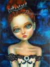 'I'm a Princess when I dream' : Acrylics on wood board 12x16"