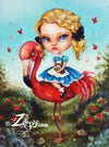 'Alice & the Hedgehogs' : FINE ART print