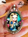 'Alice' : OOAK Brooch