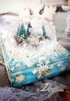 'Arctic Life' : OOAK Decorated Wooden Treasures' Box